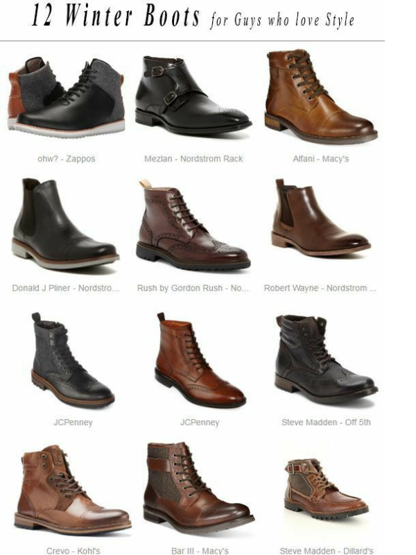 12 Types of Men Winter Boots - VIP SPOT BOUTIQUE